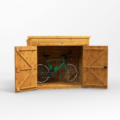 Power Pent Bike Shed 6x4